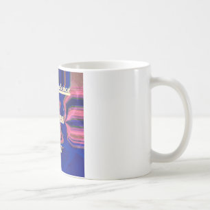 Taza De Café Resumen de arte por la celebración del Día de la I