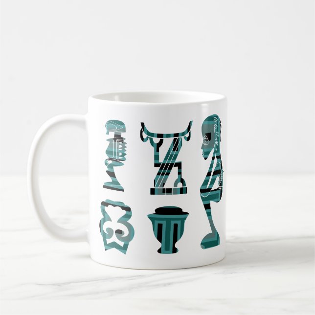 Taza De Café Resumen de arte tribal africano (Izquierda)
