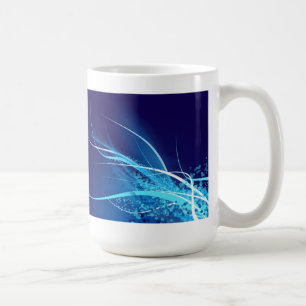 Taza De Café Resumen de azul oceánico - Mug