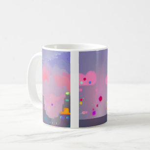 Taza De Café Resumen de Cityscape Mug