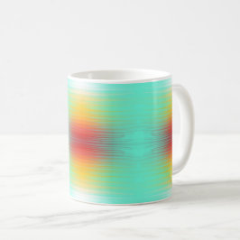 Taza De Café Resumen de colores de campo plasmático de reentrad