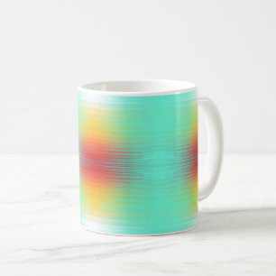 Taza De Café Resumen de colores de campo plasmático de reentrad