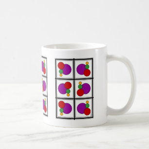 Taza De Café Resumen de cuadrados y círculos