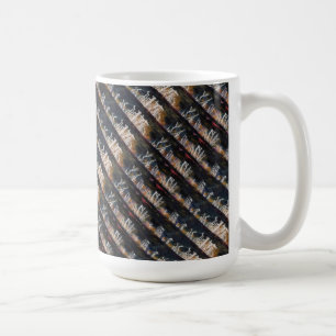 Taza De Café Resumen de diseño de "trueno silencioso de 2 baldo