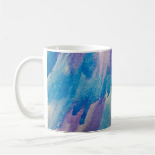 Taza De Café Resumen de fondo abstracto azul, acua, arte, arte