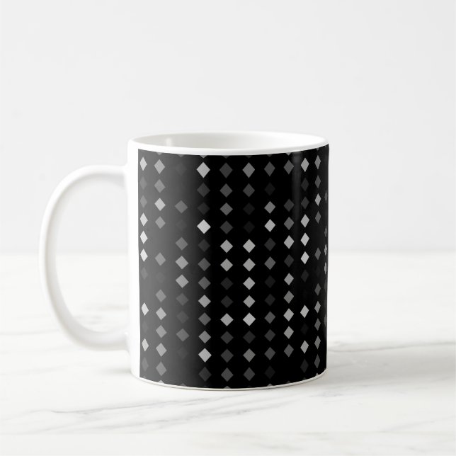 Taza De Café Resumen de fondo de patrón sin fisuras con multico (Izquierda)
