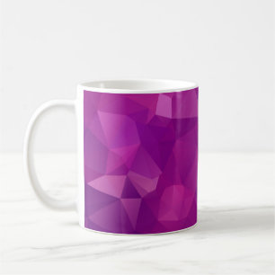 Taza De Café Resumen de fondo de textura violeta triangular vio