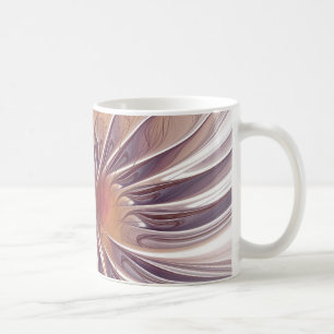 Taza De Café Resumen de forma y colores. baile de la flor de fu