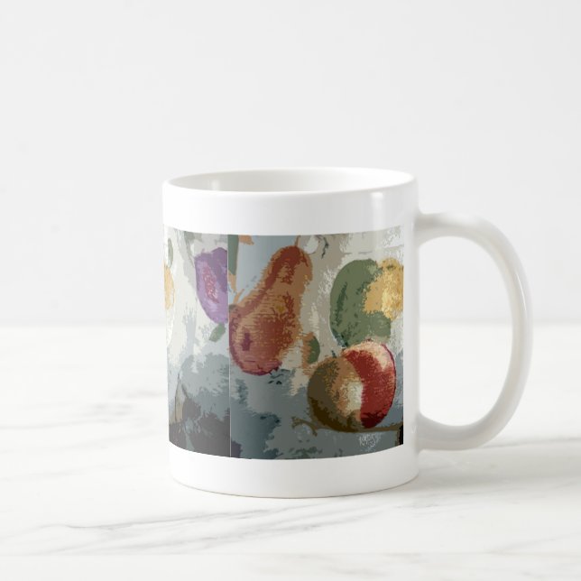 Taza De Café Resumen de frutas audaces #6 (Derecha)