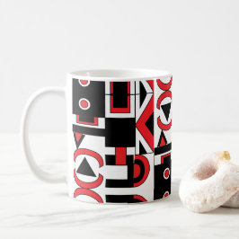 Taza De Café Resumen de Guay geométrico moderno