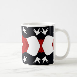 Taza De Café Resumen de la bandera estadounidense