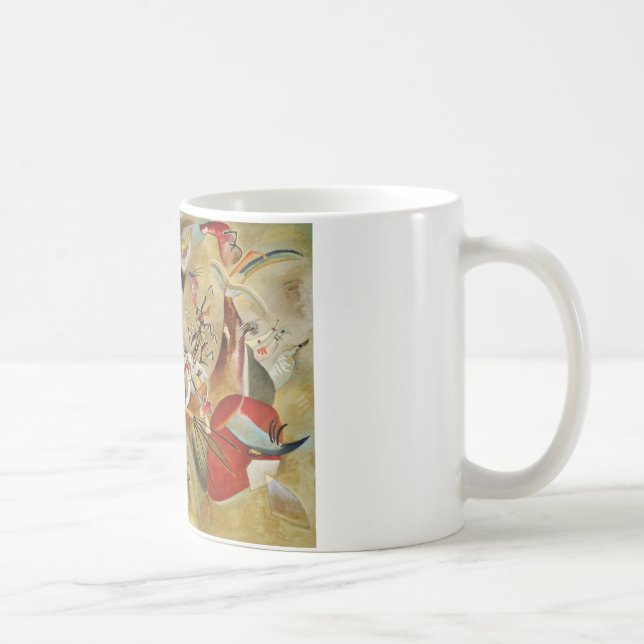 Taza De Café Resumen de la composición de Kandinsky (Derecha)
