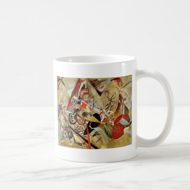 Taza De Café Resumen de la composición de Kandinsky (Derecha)