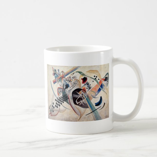 Taza De Café Resumen de la composición de Kandinsky (Derecha)