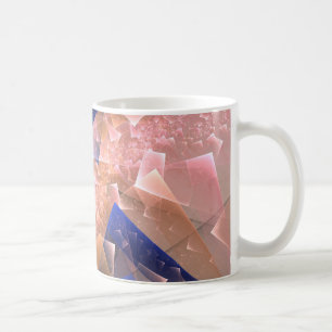 Taza De Café Resumen de la decoración de textura geométrica