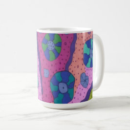 Taza De Café Resumen de la explosión de color