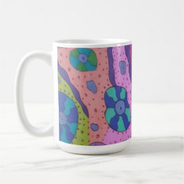 Taza De Café Resumen de la explosión de color