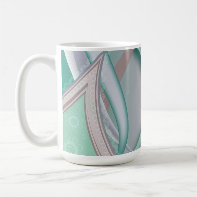 Taza De Café Resumen de la menta de chocolate Tornado (Izquierda)