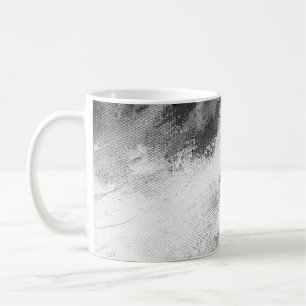 Taza De Café Resumen De La Moda Mujer Pintura Acrílica