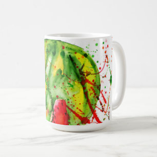 Taza De Café Resumen de la sandía acuática brillante