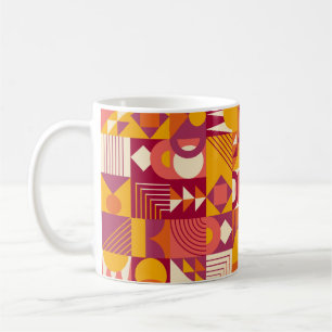 Taza De Café Resumen de las formas geométricas sin soldadura