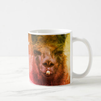 Taza De Café Resumen de Llama Negra Personalizado