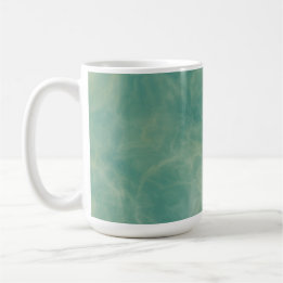 Taza De Café resumen de mármol verde