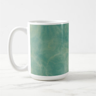 Taza De Café resumen de mármol verde