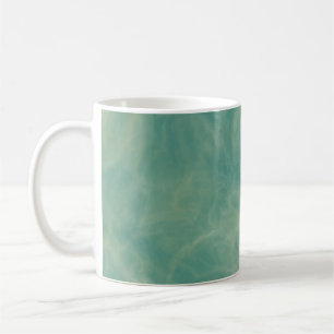 Taza De Café resumen de mármol verde