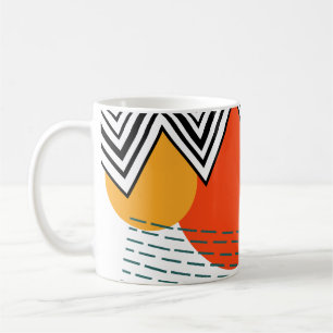 Taza De Café Resumen de mediados del siglo XX moderno