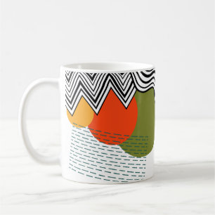 Taza De Café Resumen de mediados del siglo XX moderno