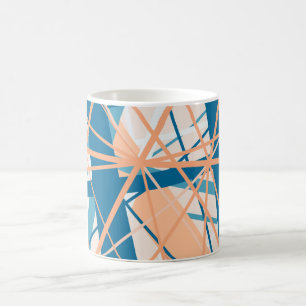 Taza De Café Resumen de playa Rayas de verano Mug