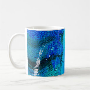 Taza De Café Resumen de textura de pintura al óleo sobre lienzo