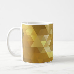 Taza De Café Resumen de textura del triángulo de oro
