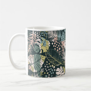 Taza De Café Resumen de un patrón creativo sin fisuras con p t