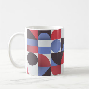 Taza De Café Resumen de un patrón geométrico sin soldadura m