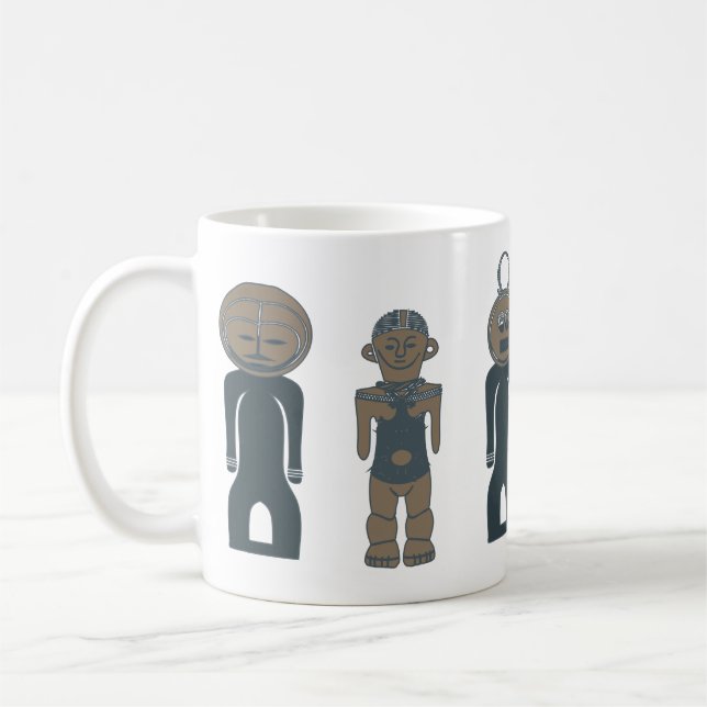 Taza De Café Resumen del arte tribal moderno (Izquierda)