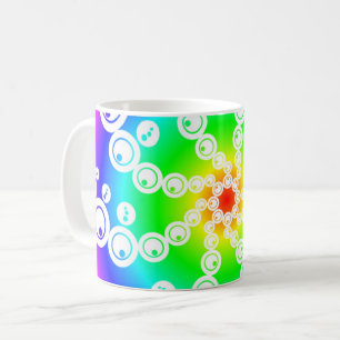 Taza De Café Resumen del círculo de recorte