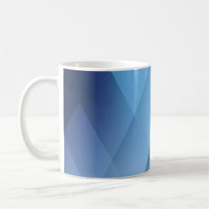 Taza De Café Resumen del fondo de la luz. Patrón de triángulo a