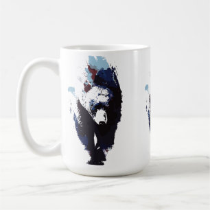 Taza De Café Resumen del oso pardo en negrita