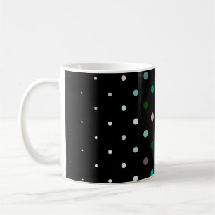 Taza De Café Resumen del patrón de fondo de medio tono. co geom