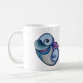 Taza De Café Resumen Dolphin Coffee Mug