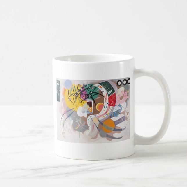 Taza De Café Resumen dominante de la curva de Kandinsky (Derecha)