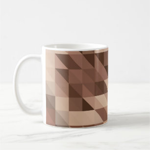 Taza De Café Resumen El fondo geométrico parece estilizado