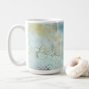 Taza De Café Resumen en cera fría y aceites