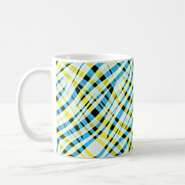 Taza De Café Resumen geométrico (Izquierda)