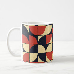 Taza De Café Resumen geométrico: arte computacional.