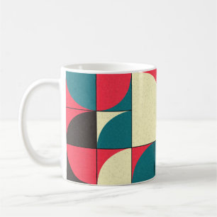 Taza De Café Resumen geométrico, ilustracion de arte computacio