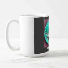 Taza De Café Resumen gris oscuro arte personalizado