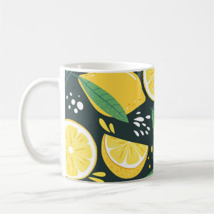 Taza De Café Resumen Lemon: Arte Moderno Sin Maravillas.